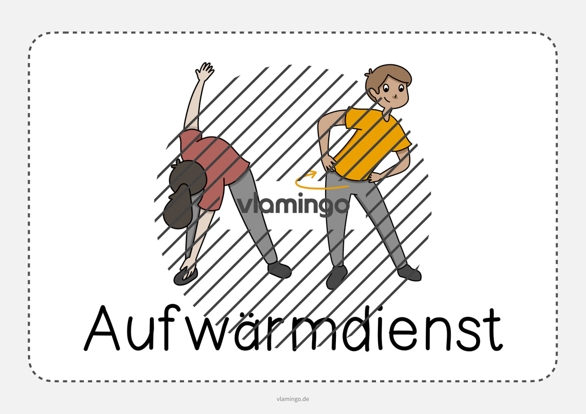 Sportdienste: 25+ Bildkarten für den Sportunterricht