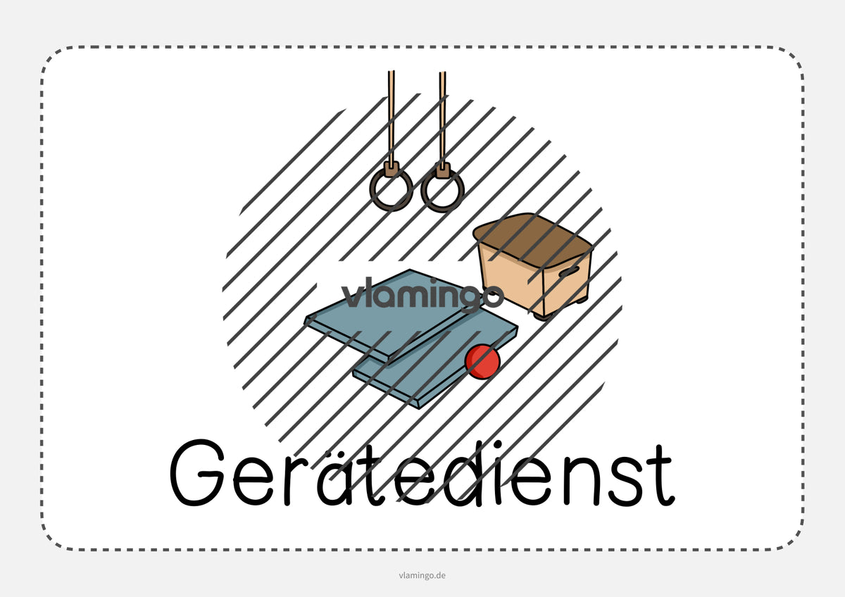 Sportdienste: 25+ Bildkarten für den Sportunterricht