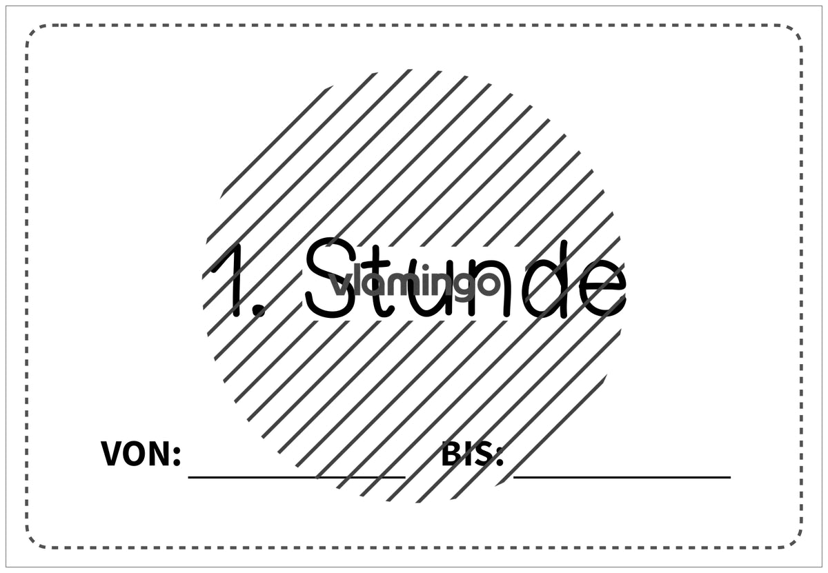 Stundenplan: 50+ Bildkarten für den Klassenraum
