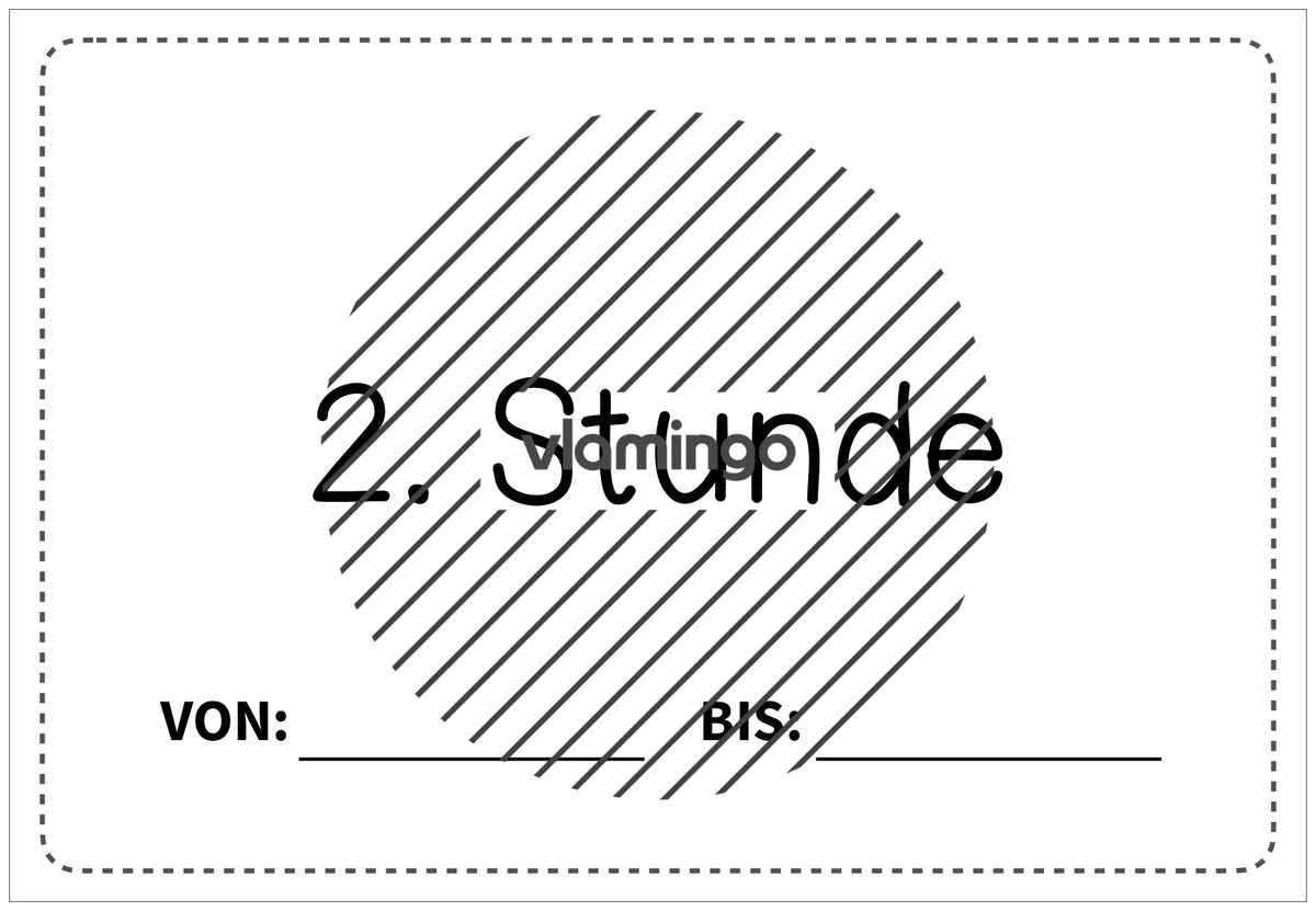 Stundenplan: 50+ Bildkarten für den Klassenraum