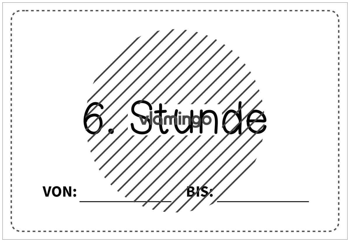 Stundenplan: 50+ Bildkarten für den Klassenraum