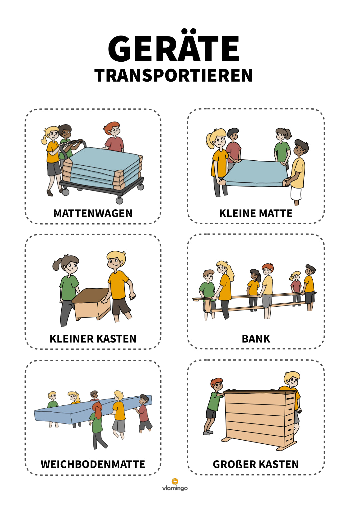 Geräteführerschein: Bildkarten & Begleitmaterial für den Sportunterricht