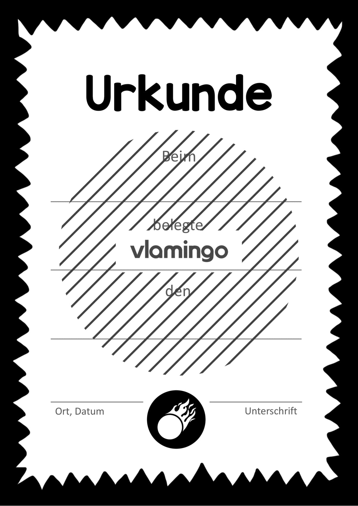 Brennball - 12 Urkunden-Vorlagen für Turniere [editierbar]