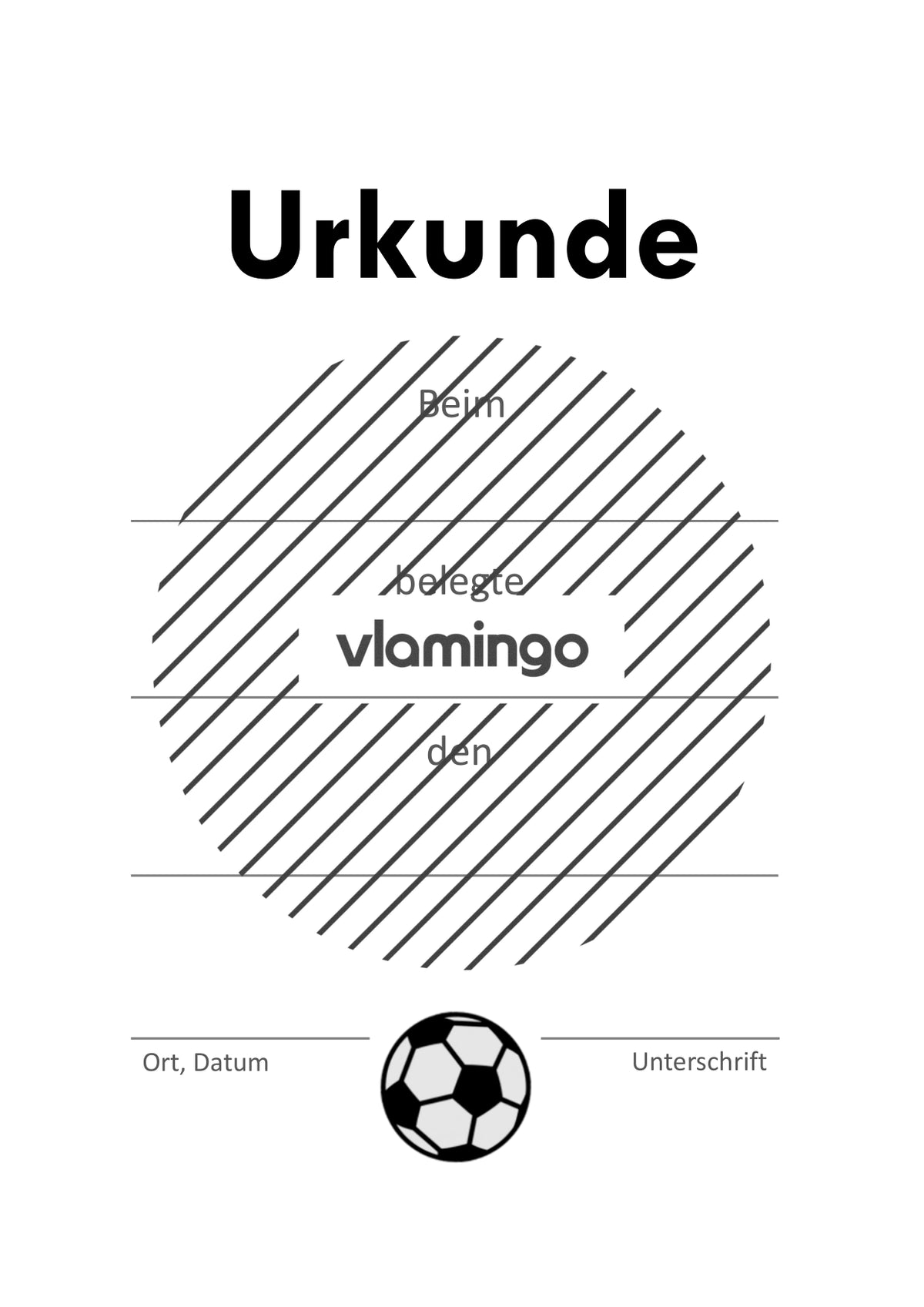 Fußball - 12 Urkunden-Vorlagen für Turniere und Wettbewerbe [editierbar]