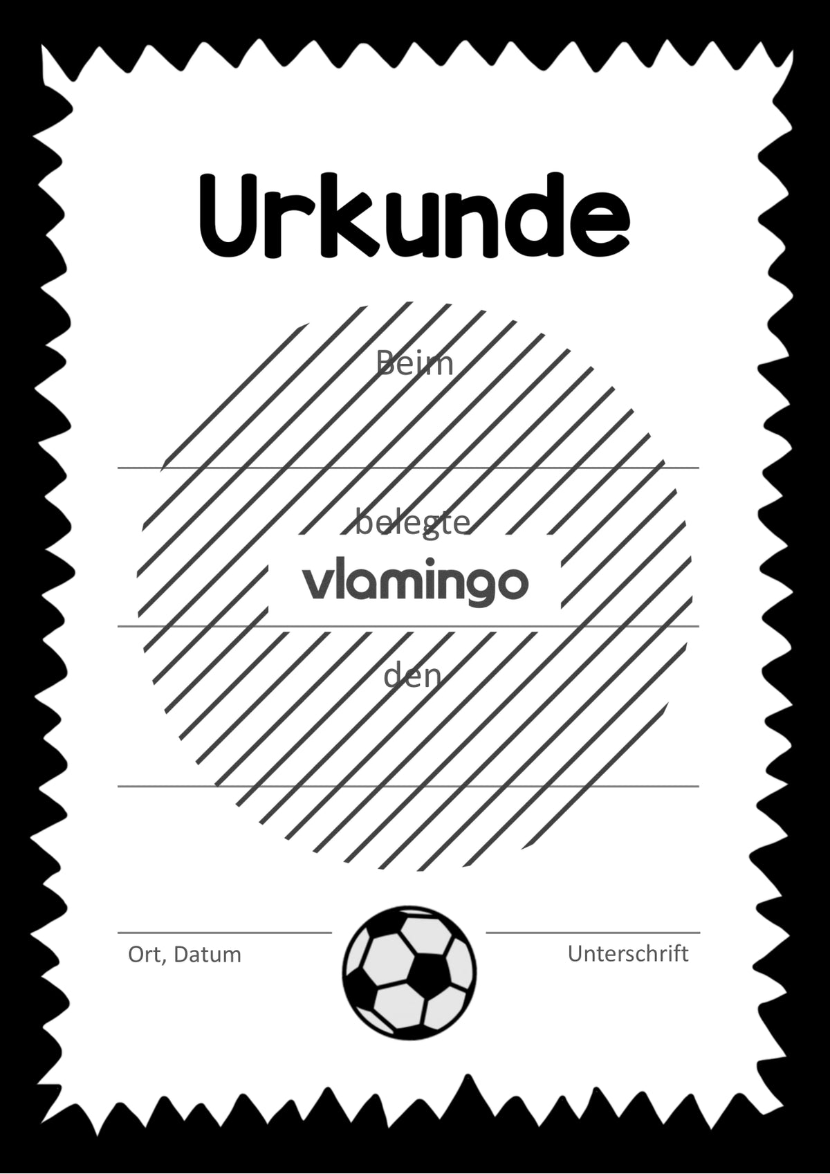 Fußball - 12 Urkunden-Vorlagen für Turniere und Wettbewerbe [editierbar]
