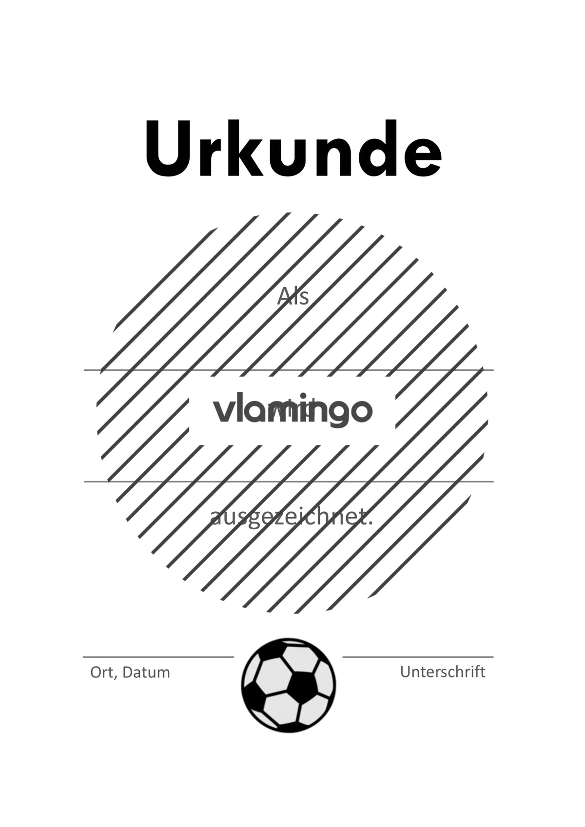 Fußball - 12 Urkunden-Vorlagen für Turniere und Wettbewerbe [editierbar]