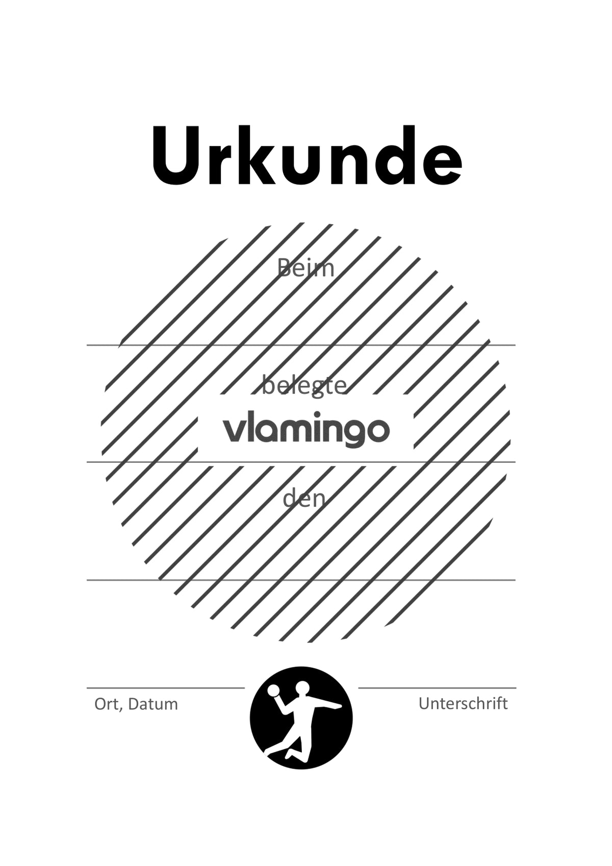 Handball - 12 Urkunden-Vorlagen für Turniere und Wettbewerbe [editierbar]