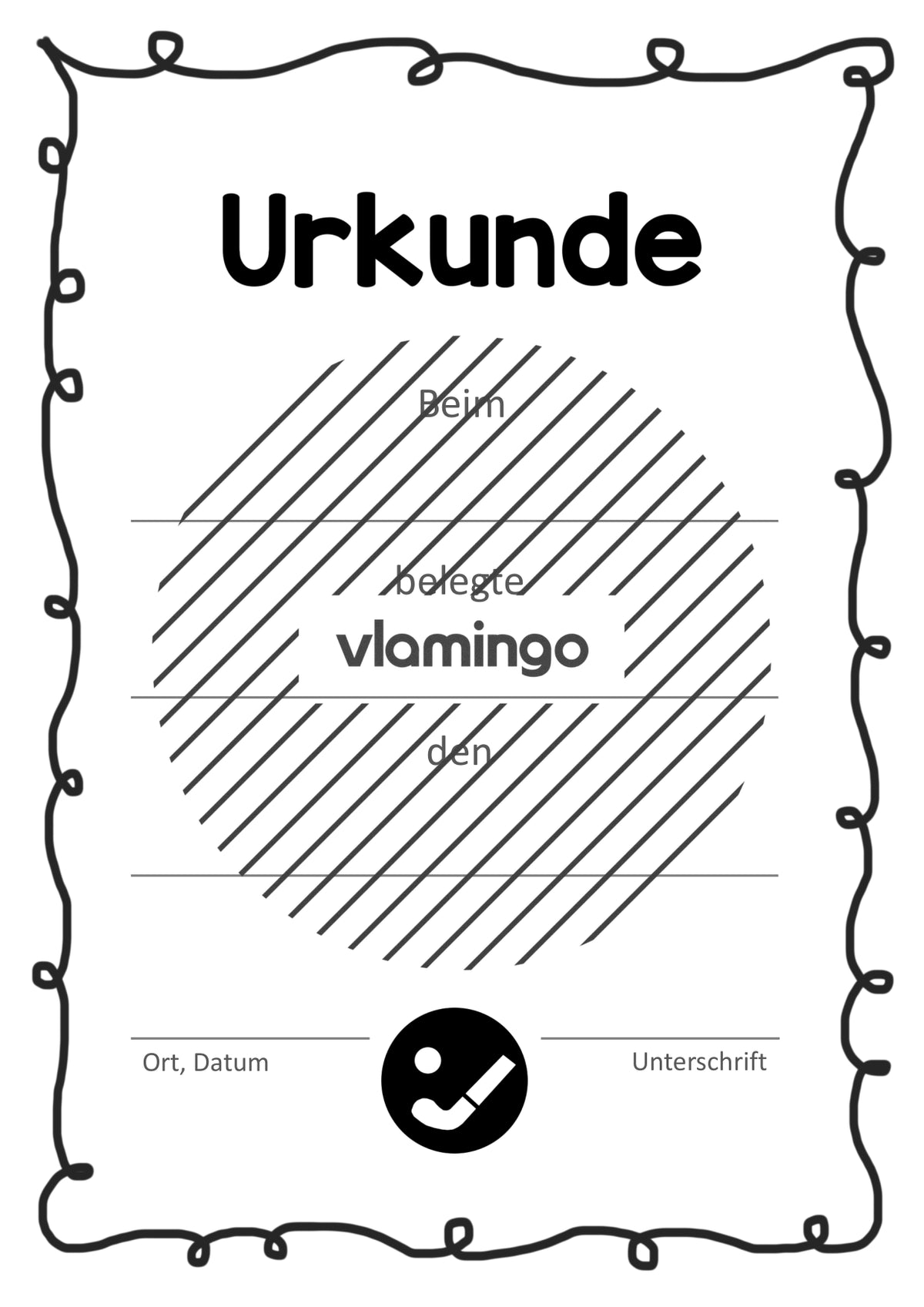 Hockey / Unihockey / Floorball - 12 Urkunden-Vorlagen für Turniere [editierbar]