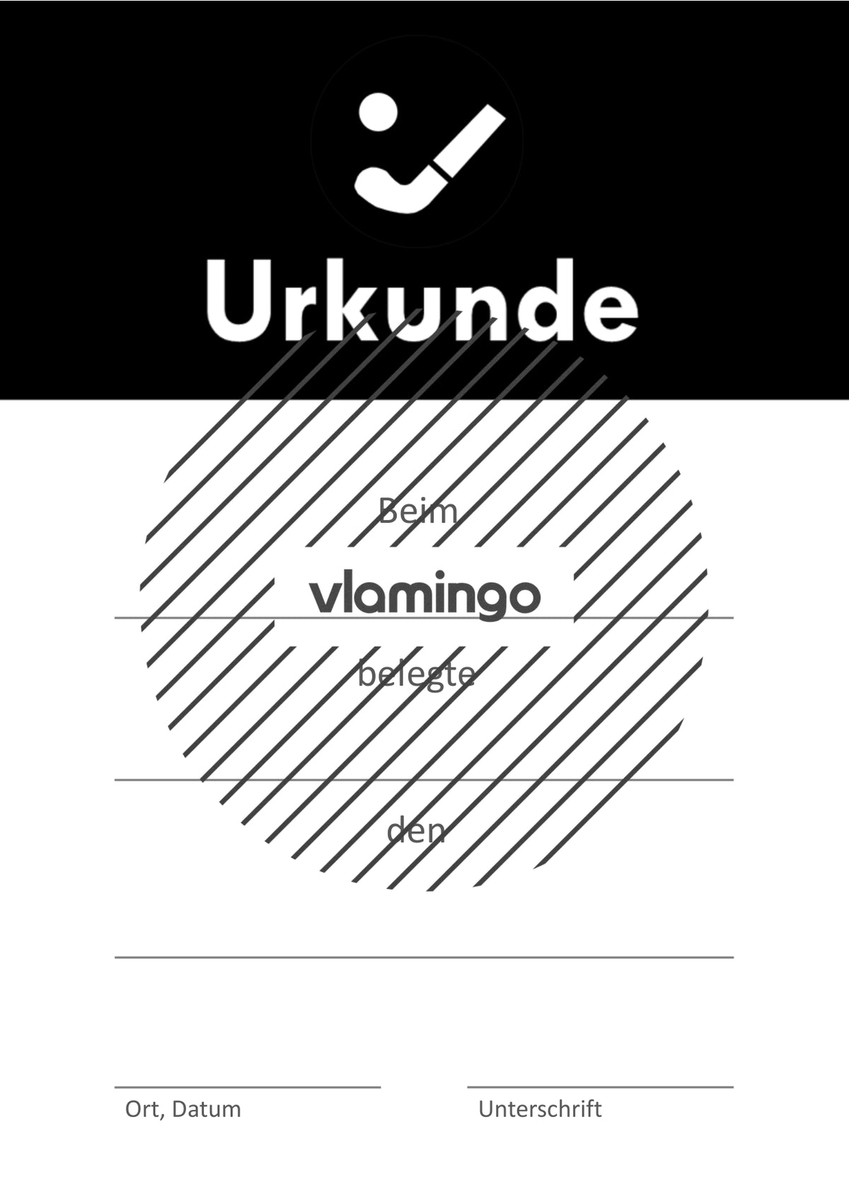 Hockey / Unihockey / Floorball - 12 Urkunden-Vorlagen für Turniere [editierbar]