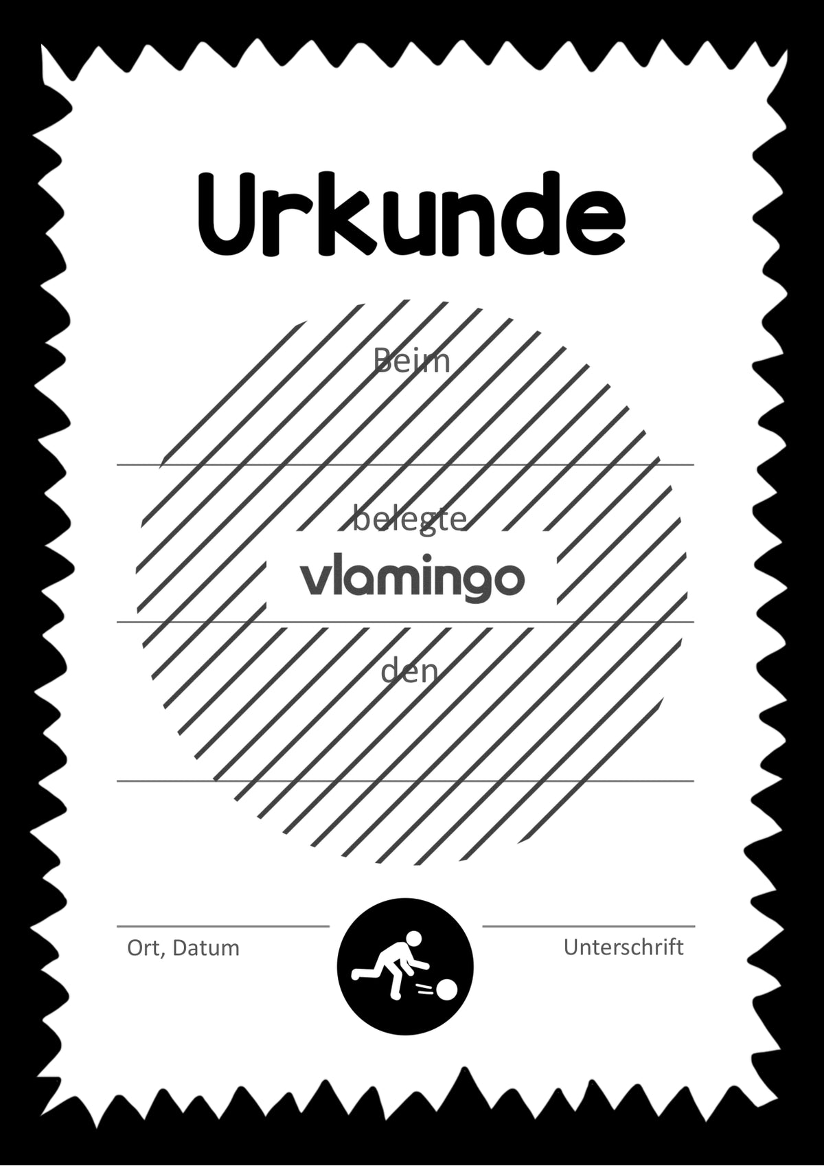 Boßeln - 12 Urkunden-Vorlagen für Turniere & Wettbewerbe [editierbar]