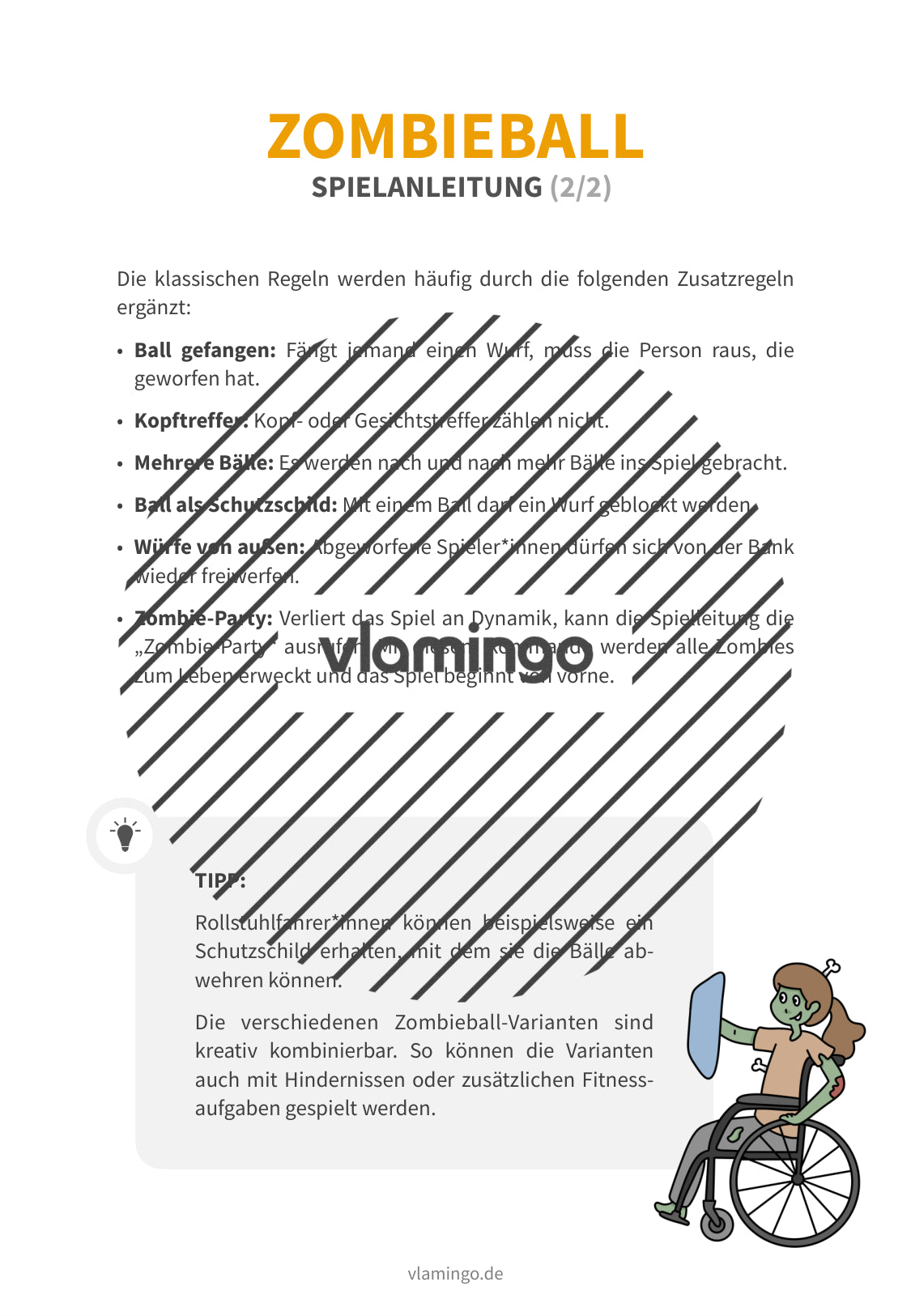 13 Zombieball-Varianten für den Sportunterricht (Merkball)