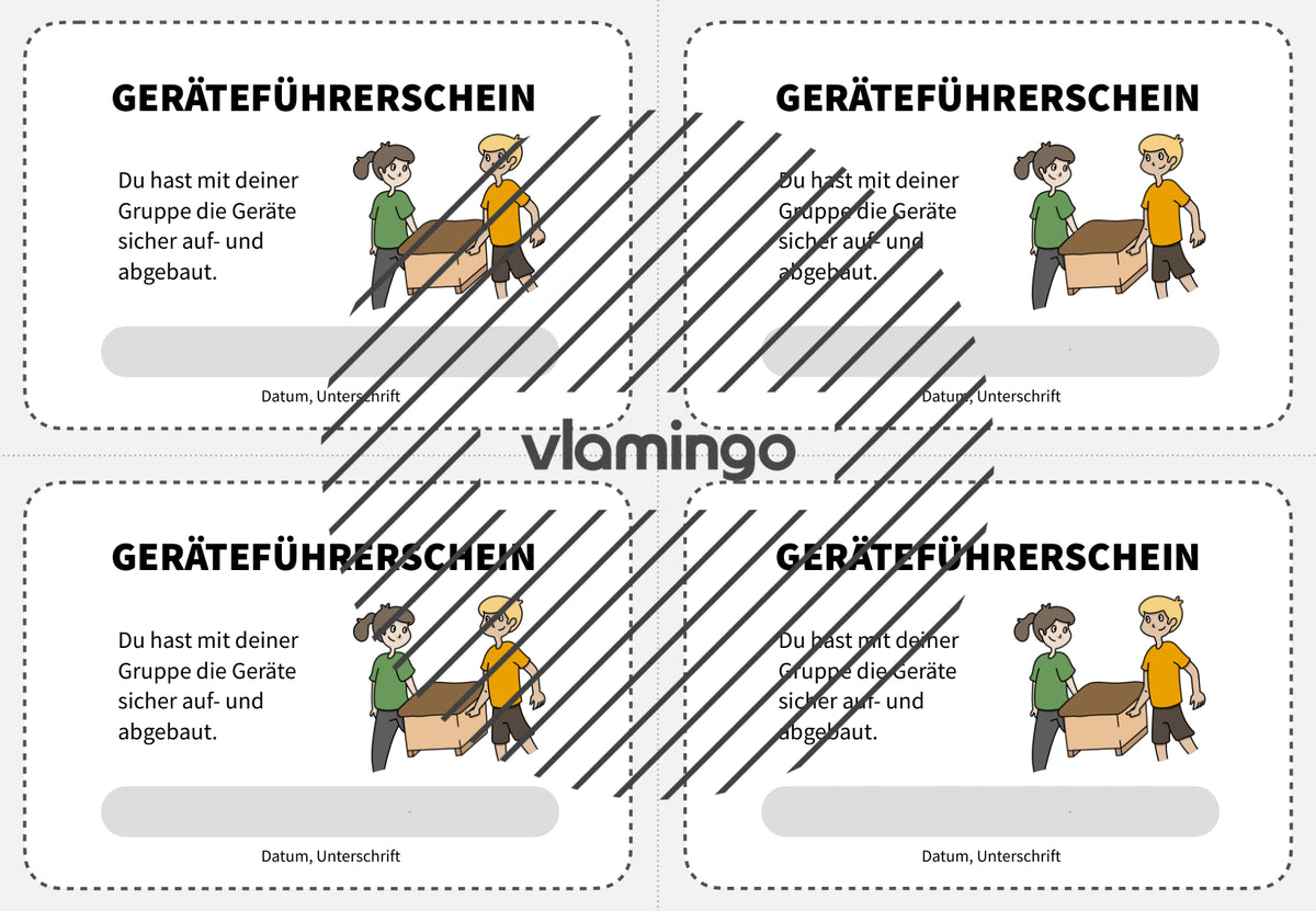 Geräteführerschein: Bildkarten & Begleitmaterial für den Sportunterricht