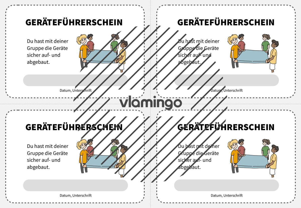 Geräteführerschein: Bildkarten & Begleitmaterial für den Sportunterricht