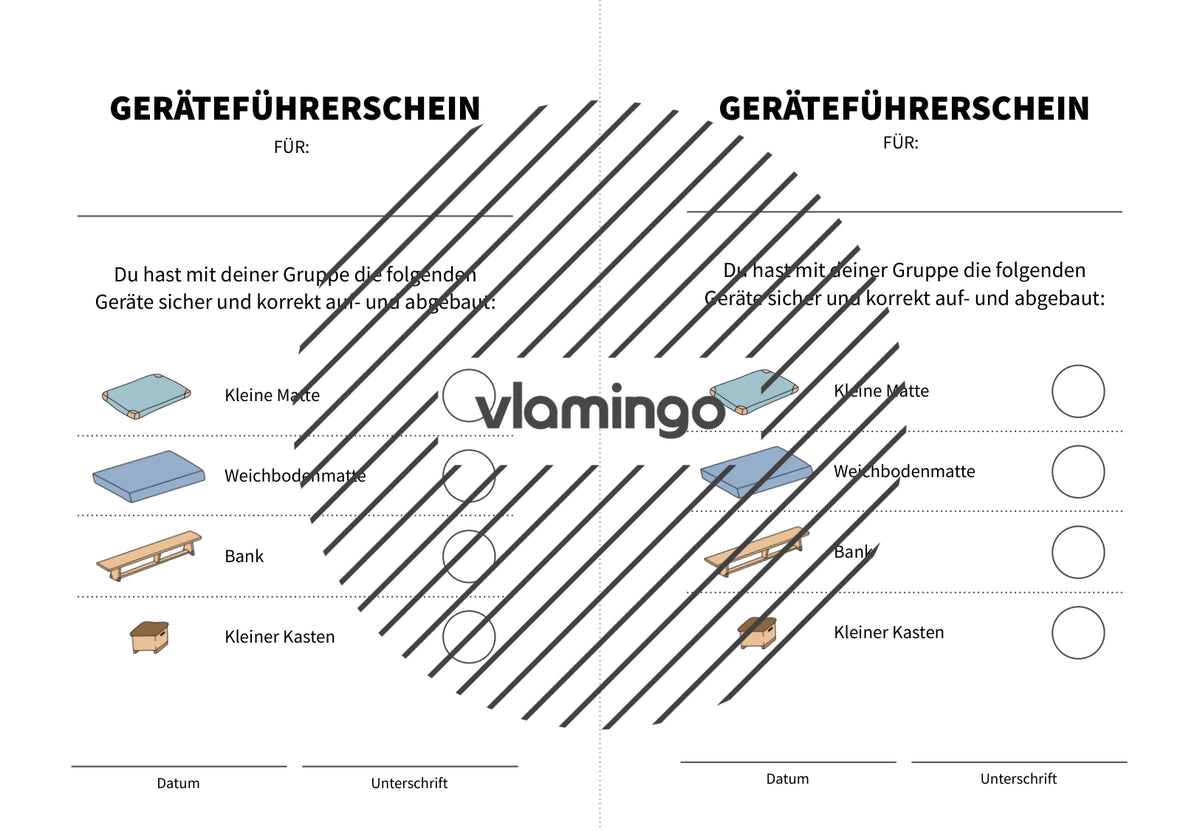 Geräteführerschein: Bildkarten & Begleitmaterial für den Sportunterricht