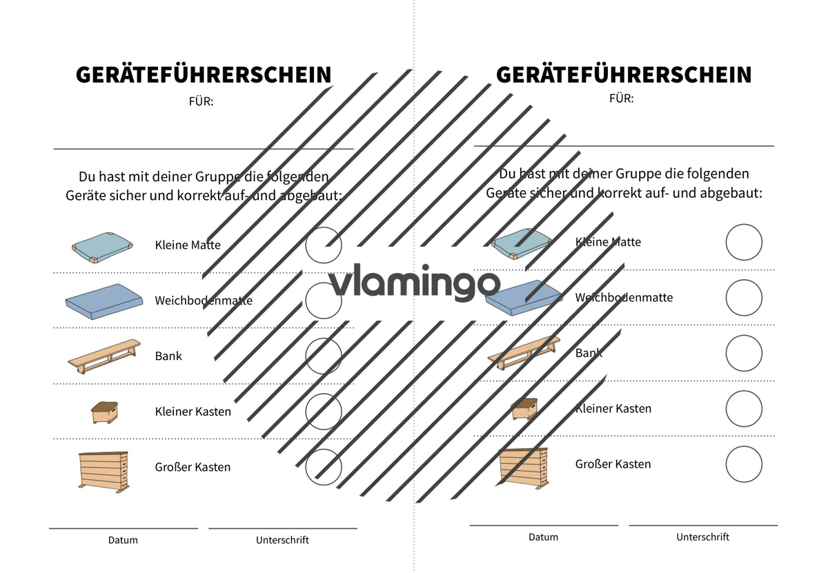 Geräteführerschein: Bildkarten & Begleitmaterial für den Sportunterricht