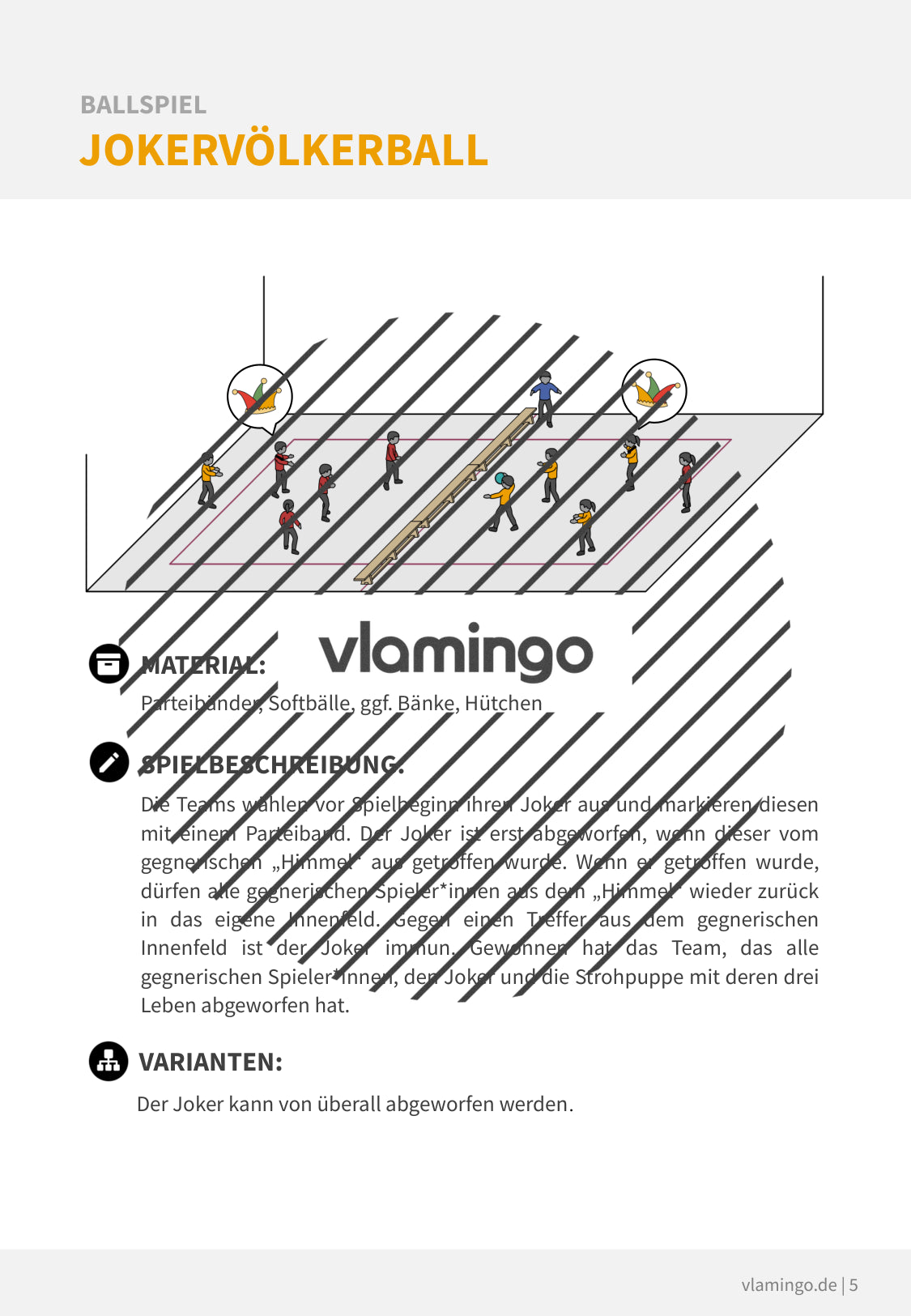 20+ Völkerball-Varianten für den Sportunterricht (Zwei-Felder-Ball)