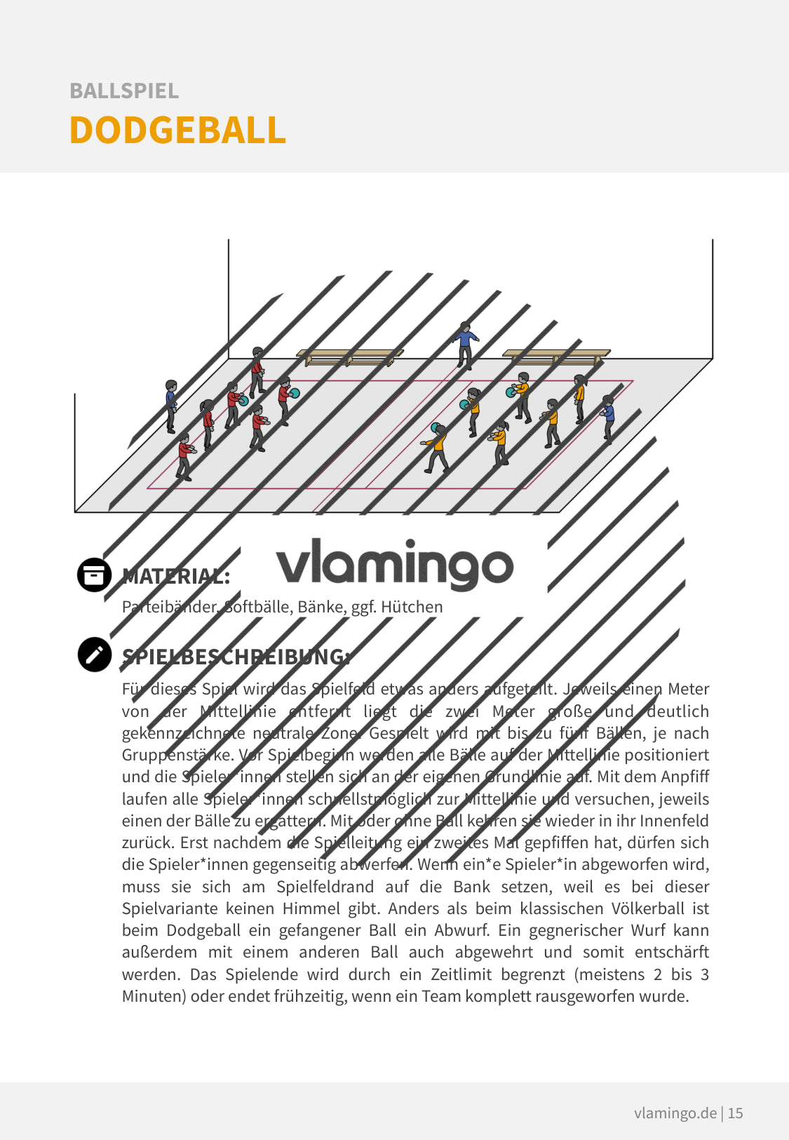 20+ Völkerball-Varianten für den Sportunterricht (Zwei-Felder-Ball)