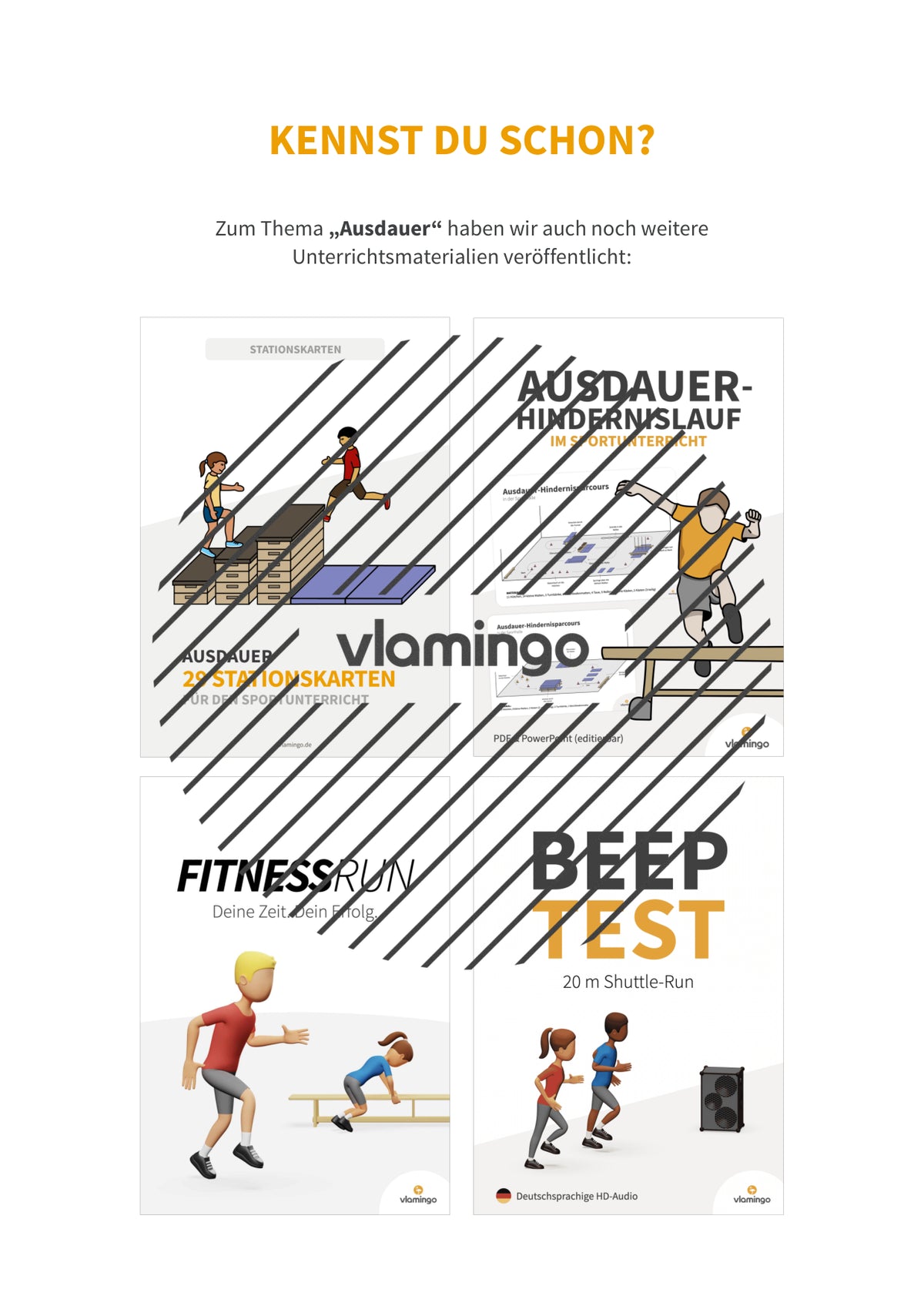 30 Ausdauerspiele für den Sportunterricht (Laufausdauer)