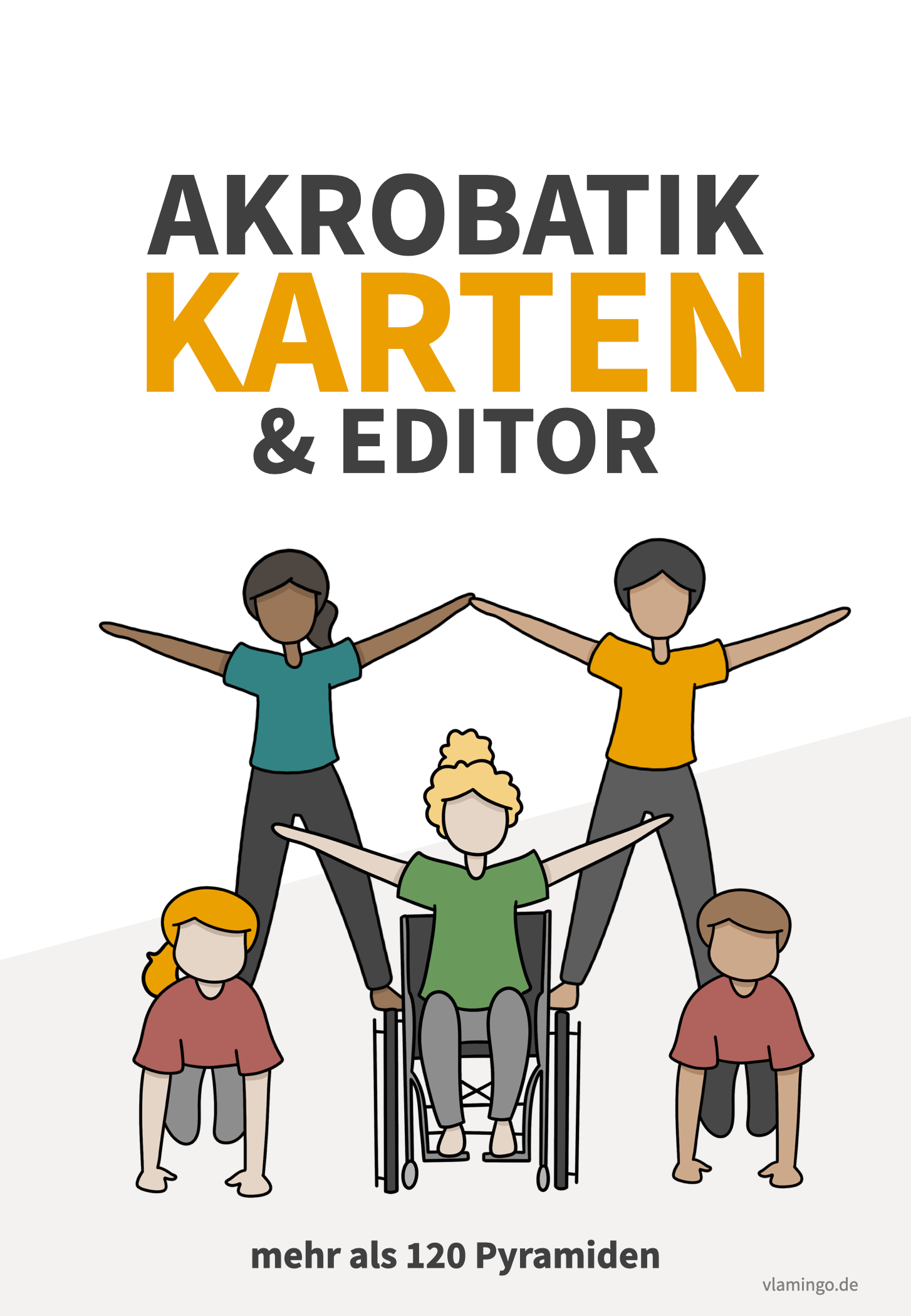 Akrobatik: 120 Karten & Editor für den Sportunterricht
