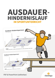 Ausdauer-Hindernislauf: 10 Parcours & Begleitmaterial für den Sportunterricht