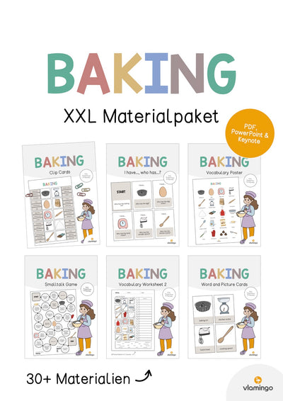 Baking / Backen: XXL Materialpaket für den Englischunterricht