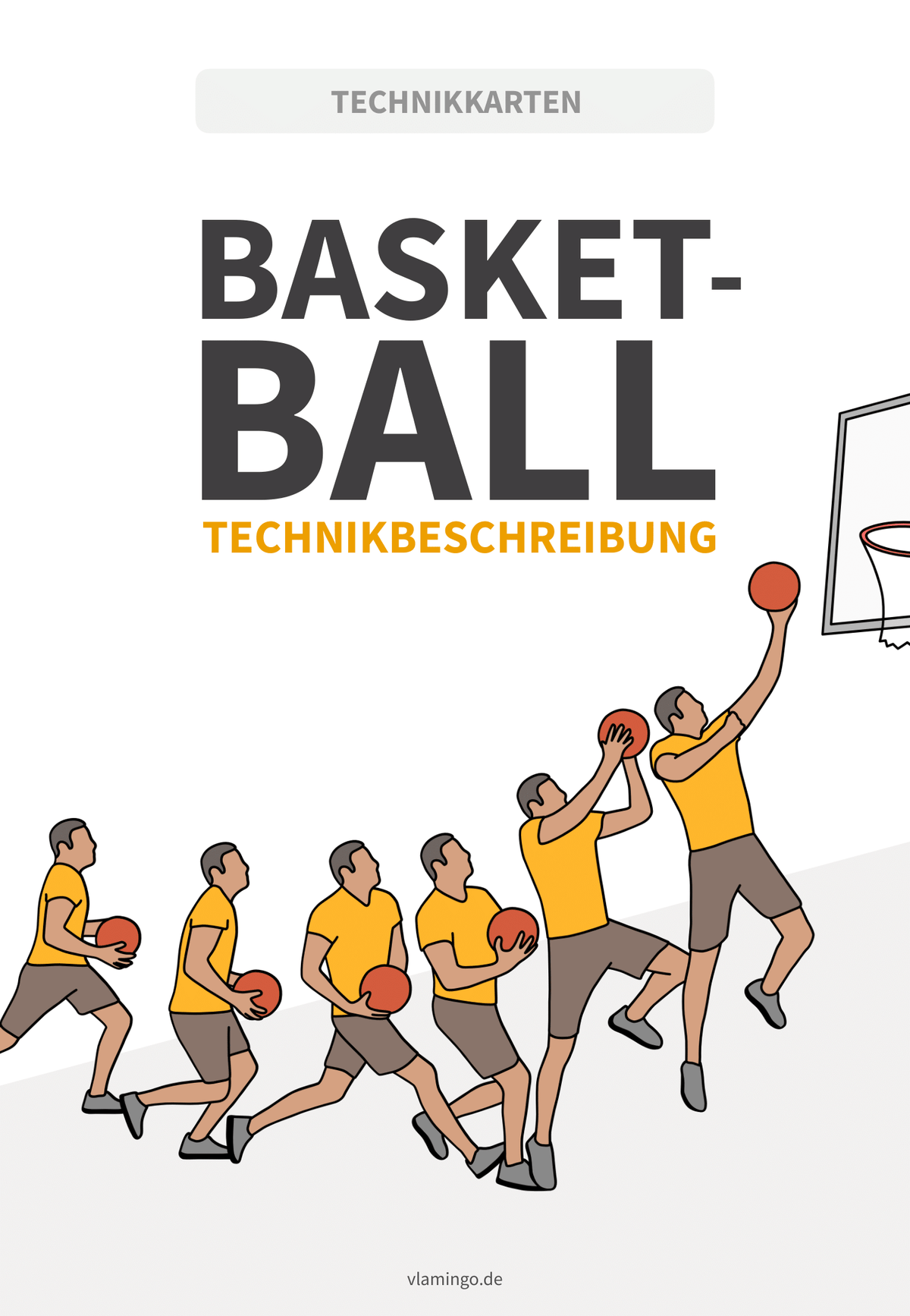 Basketball: 14+ Technikkarten für den Sportunterricht & Verein