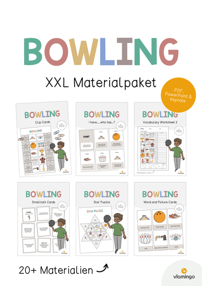 Bowling: XXL Materialpaket für den Englischunterricht