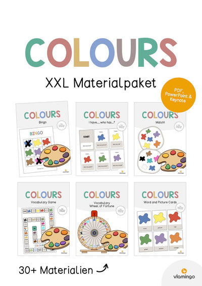 Colours / Farben: XXL Materialpaket für den Englischunterricht