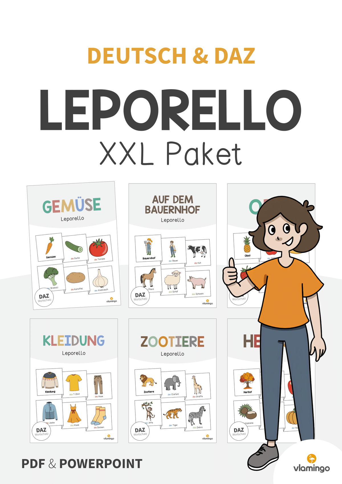 Leporello: XXL Materialpaket für den DaZ & DaF-Unterricht
