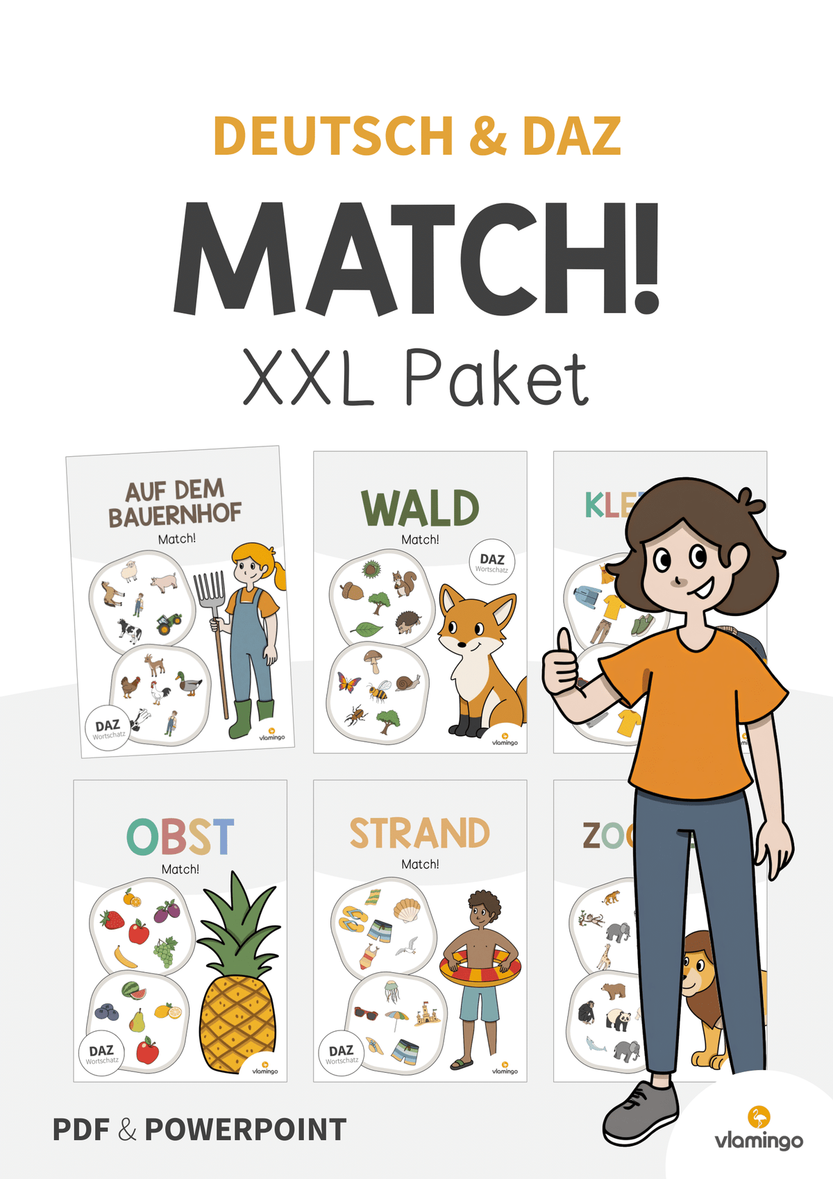 Match!: XXL Materialpaket für den DaZ & DaF-Unterricht
