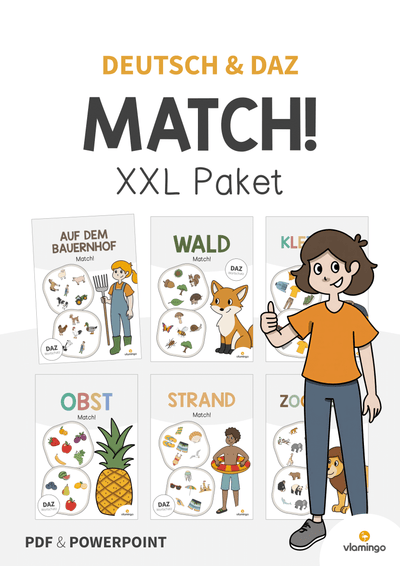 Match!: XXL Materialpaket für den DaZ & DaF-Unterricht