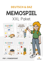 Memospiel: XXL Materialpaket für den DaZ & DaF-Unterricht