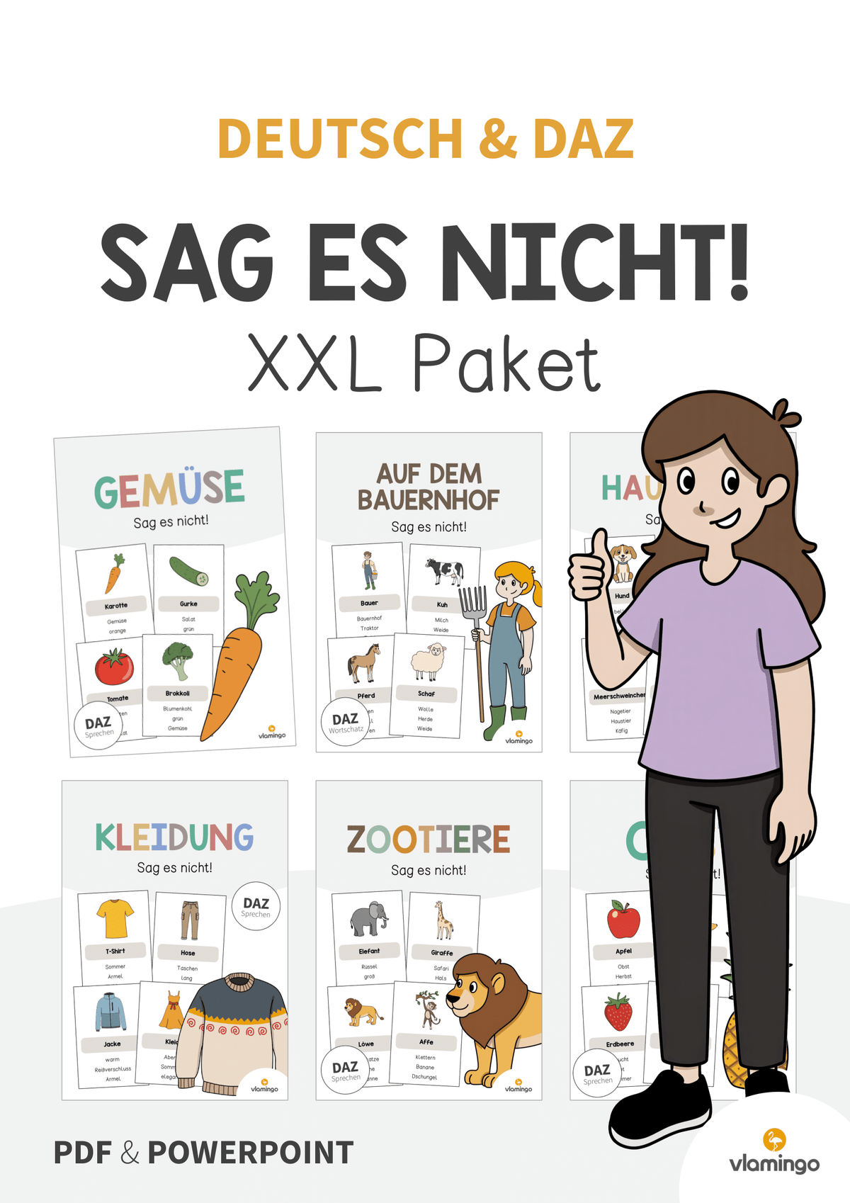Sag es nicht!: XXL Materialpaket für den DaZ & DaF-Unterricht