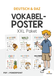 Vokabel-Poster: XXL Materialpaket für den DaZ & DaF-Unterricht