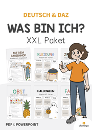 Was bin ich: XXL Materialpaket für den DaZ & DaF-Unterricht