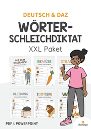 Vokabel-Schleichdiktat: XXL Materialpaket für den DaZ & DaF-Unterricht