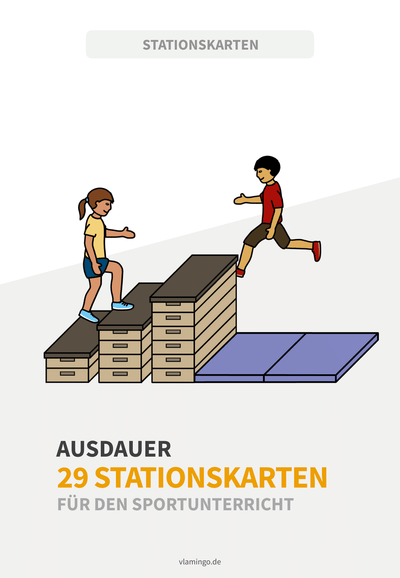Ausdauer: 29 Stationskarten für den Sportunterricht