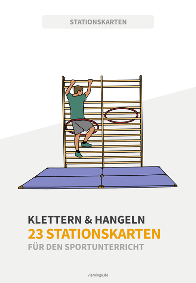 Klettern & Hangeln: 23 Stationskarten für den Sportunterricht