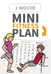 Mini-Fitness-Plan für 1 Woche (Homeschooling) - vlamingo