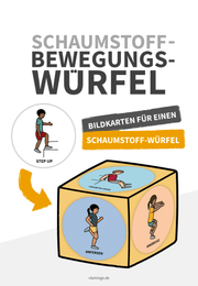 Schaumstoff-Bewegungswürfel (für Bewegungspausen, als Ritual oder zum Aufwärmen)