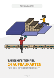 Takeshi's Castle: 24 Aufbaukarten inkl. Aufbauplan für den Sportunterricht