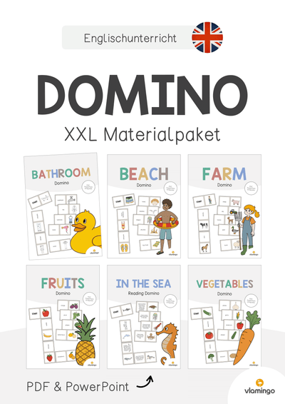 Domino: XXL Materialpaket für den Englischunterricht