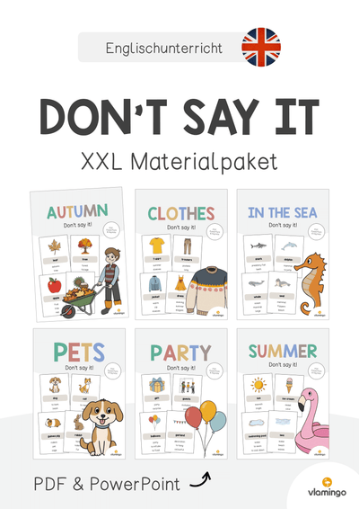 Don’t say it!: XXL Materialpaket für den Englischunterricht