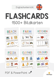 Flashcards / Word and Picture Cards: XXL Materialpaket für den Englischunterricht