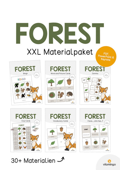 Forest / Wald: XXL Materialpaket für den Englischunterricht