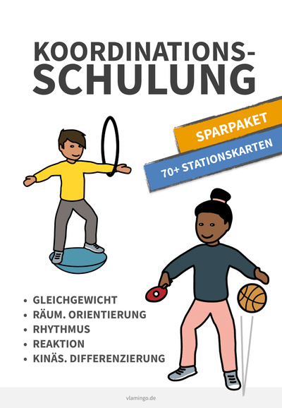 KOORDINATION SPARPAKET - Balancieren, Gleichgewicht, Orientierung, Wagnis