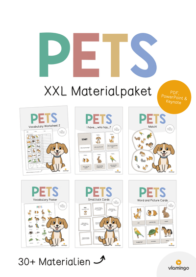 Pets: XXL Materialpaket für den Englischunterricht (Haustiere)
