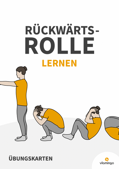 Rolle rückwärts: Übungskarten für den Sportunterricht (Rückwärtsrolle)