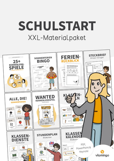 Schulstart: XXL Materialpaket für den Schuljahresstart (Grundschule / Sek 1)