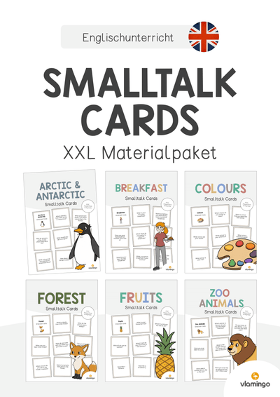 Smalltalk Cards: XXL Materialpaket für den Englischunterricht